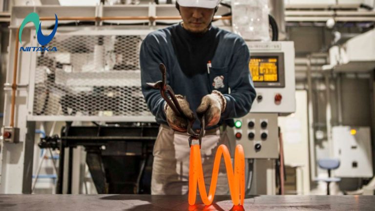 Proses pembuatan per pegas Tokai Spring