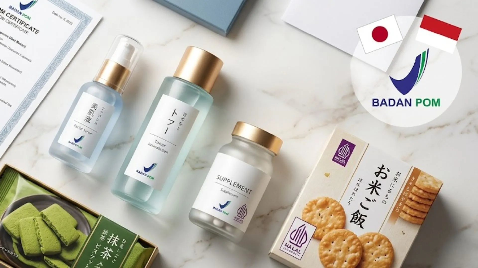 contoh produk-produk Jepang yang telah masuk ke BPOM