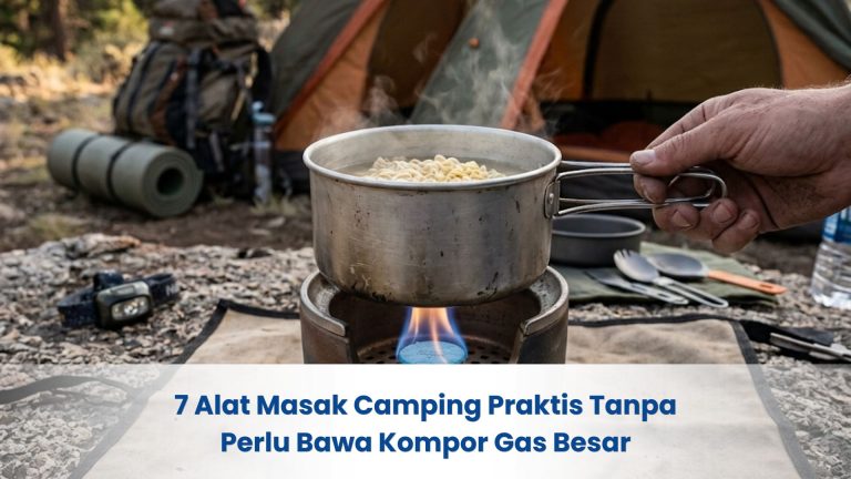 KAEN Solid Fuel sedang digunakan untuk memasak di acara perkemahan