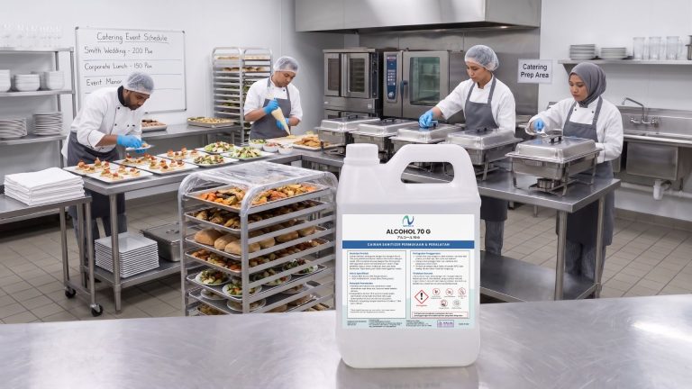 Produk Alcohol 70 G dari Niitaka untuk membersihkan utensil HORECA